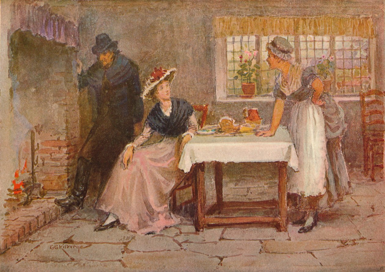 Langham Sketch: Shelter, c1885 av George Goodwin Kilburne