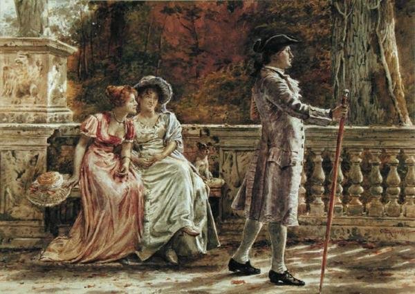 Gjør et inntrykk (blyant og akvarell på papir) av George Goodwin Kilburne