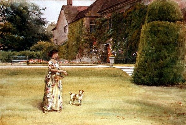 På plenen av George Goodwin Kilburne