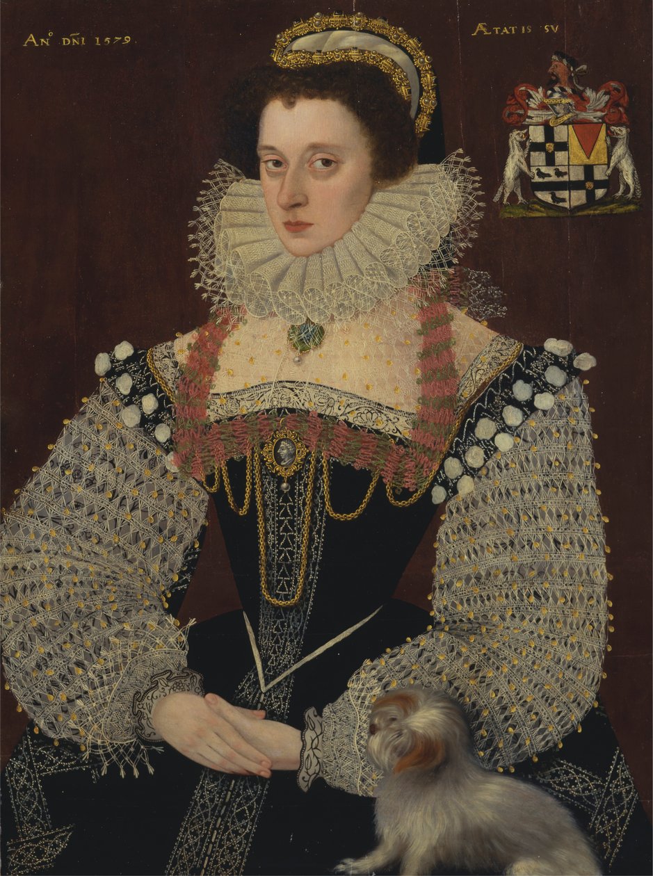 Frances, Lady Brydges (ca. 1553-1623) av George Gower