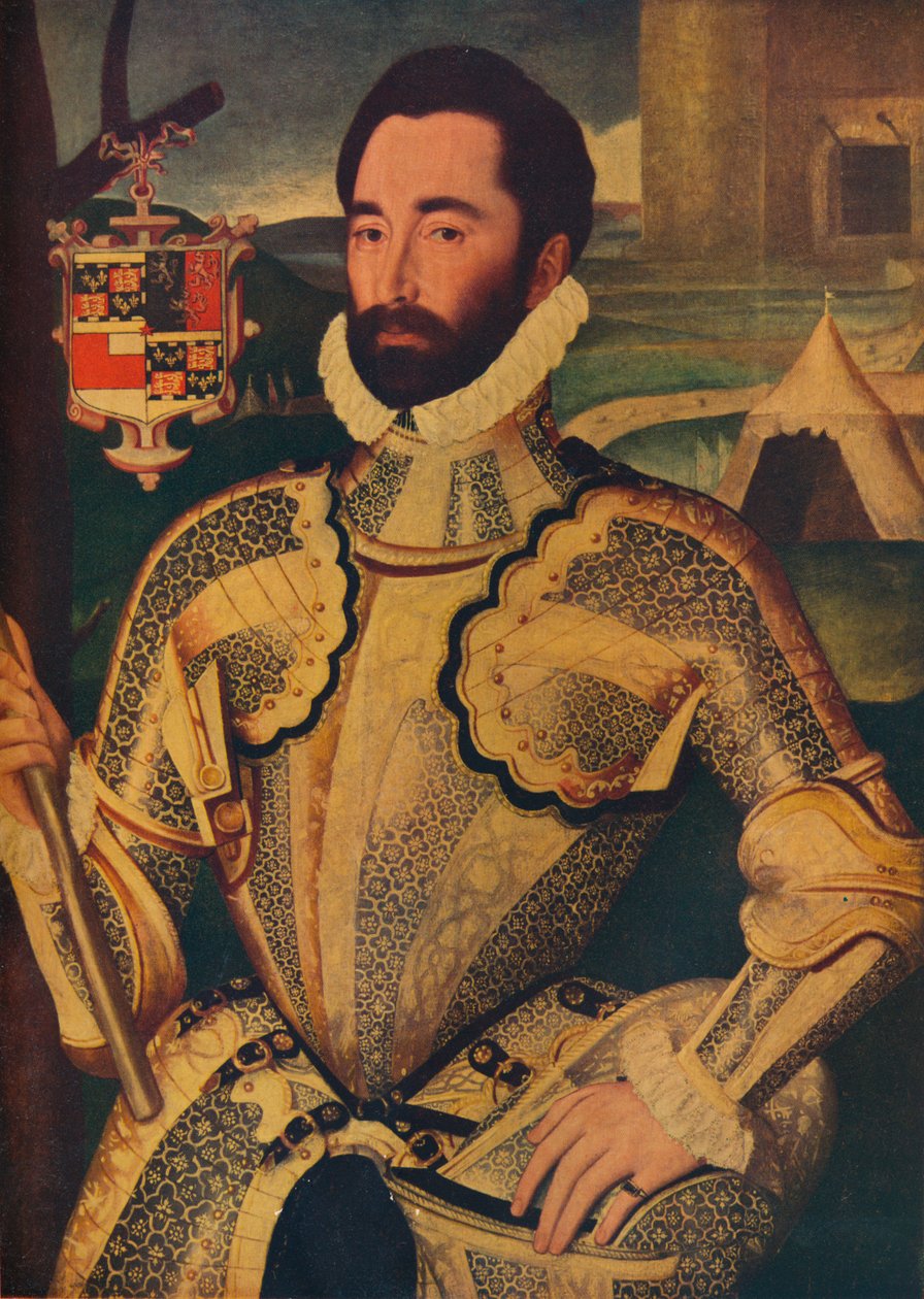 Sir Charles Somerset, c1566 av George Gower