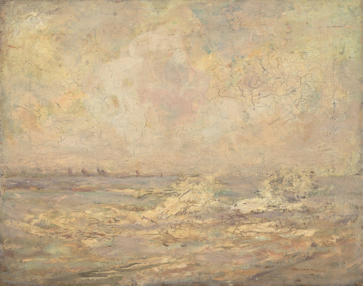 Sjølandskap av George Grosvenor Thomas