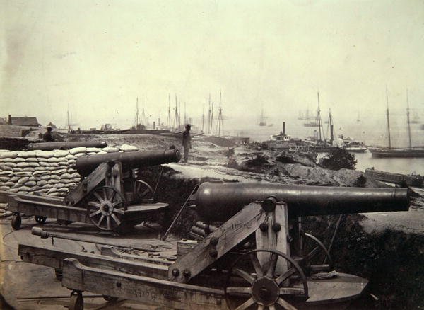 Rebell festningsverk og våpen i Yorktown av George H. Houghton