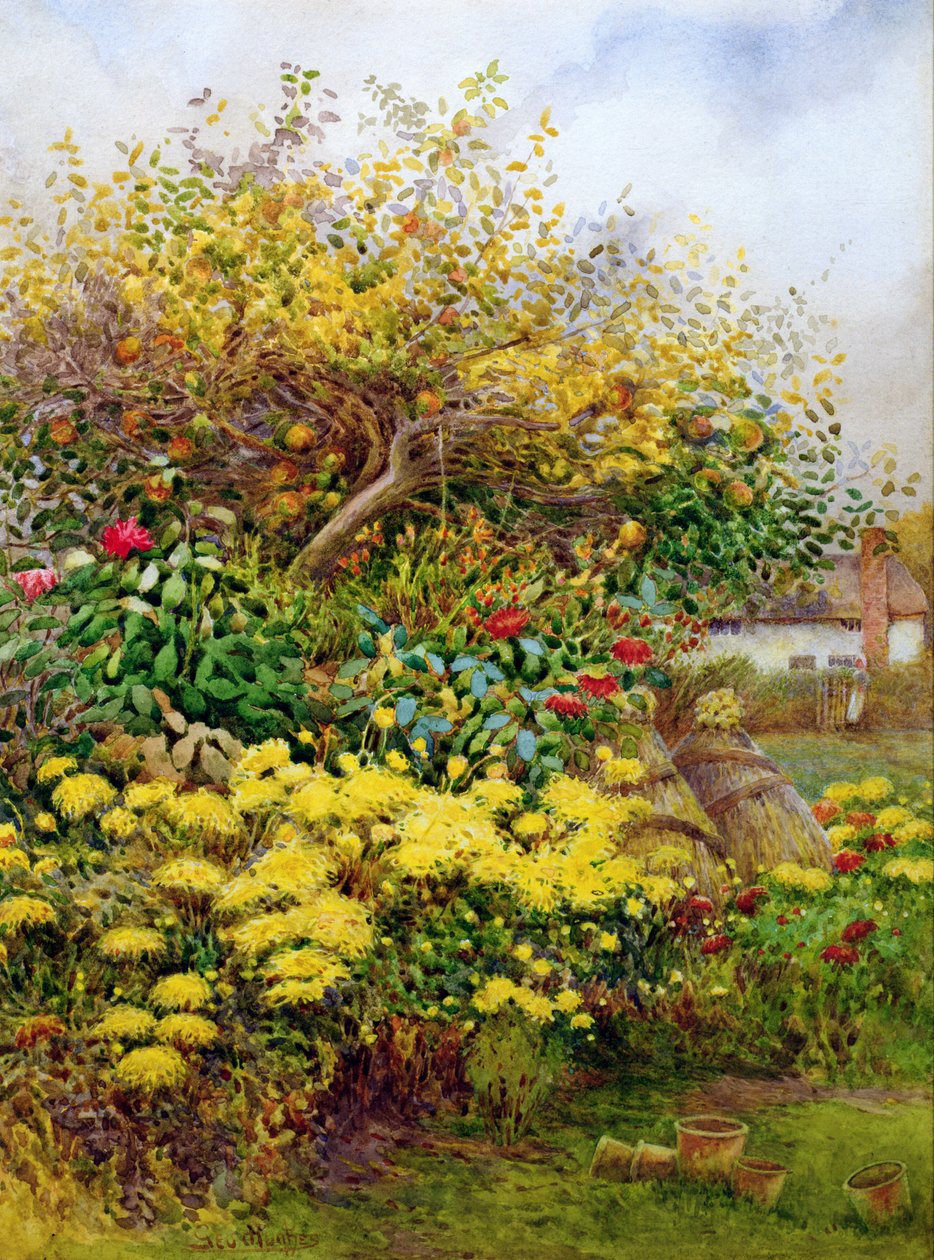 The Tangle of Autumn, Temple Grafton, Warwicks av George H. Hughes