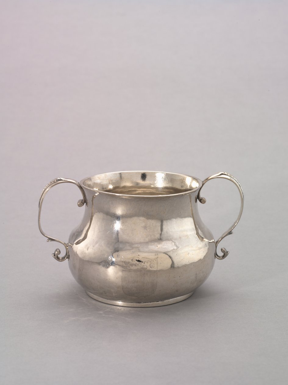 Tohåndskopp, ca. 1720 av George Hanners