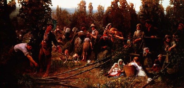 Innsamling av druer av George Harcourt Sephton