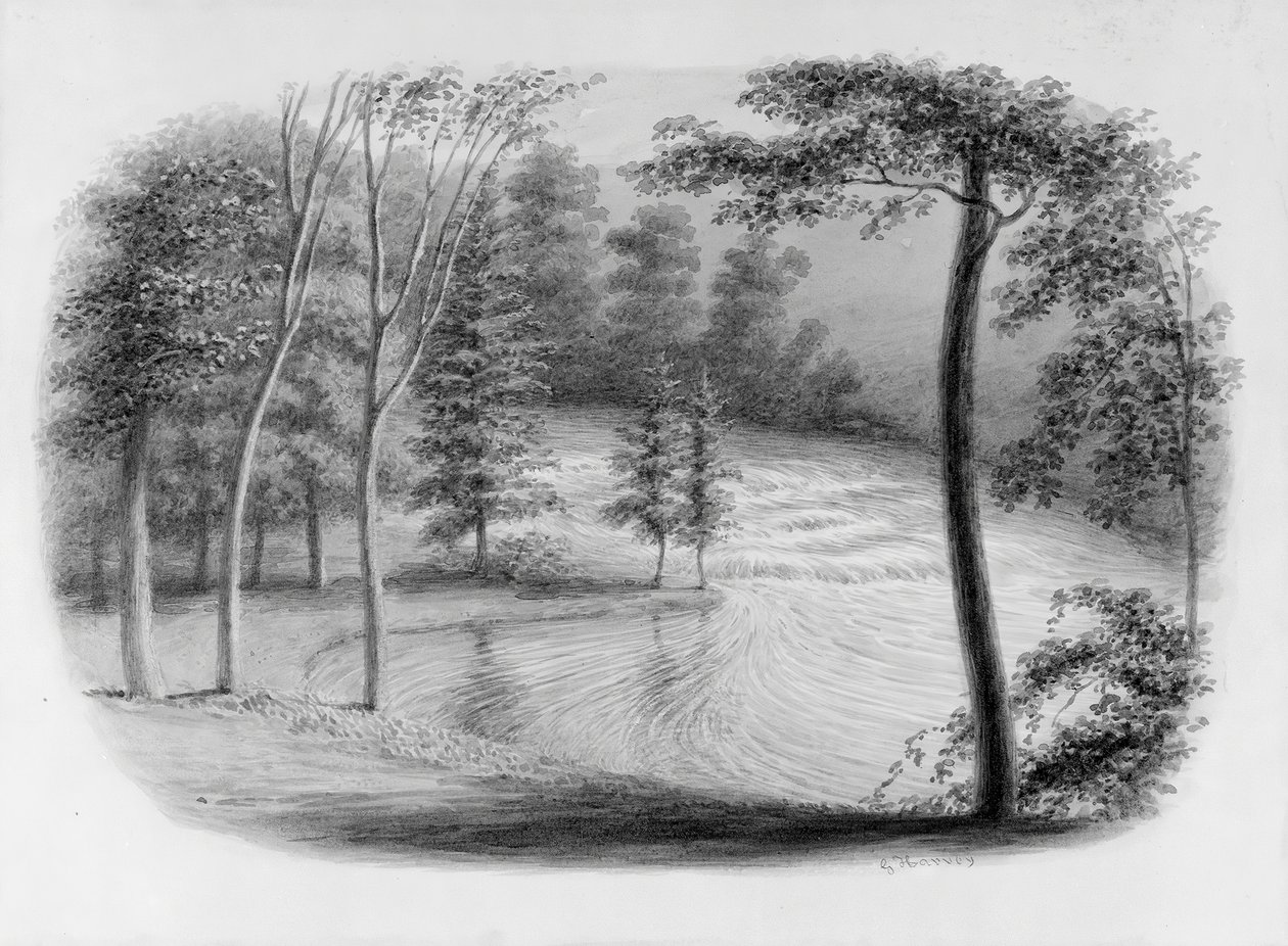 A Brook fra Hosack Album, . av George Harvey
