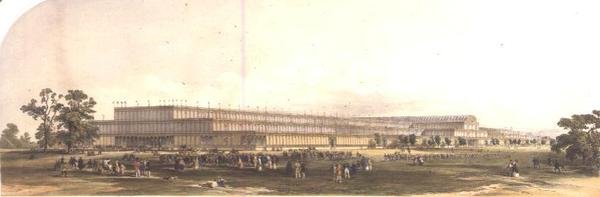 Bygning for den store utstillingen i London 1851 av George Hawkins