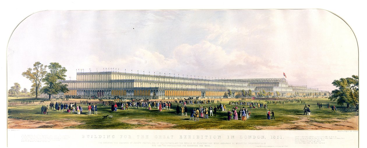 Bygning for den store utstillingen i London, 1851 av George Hawkins