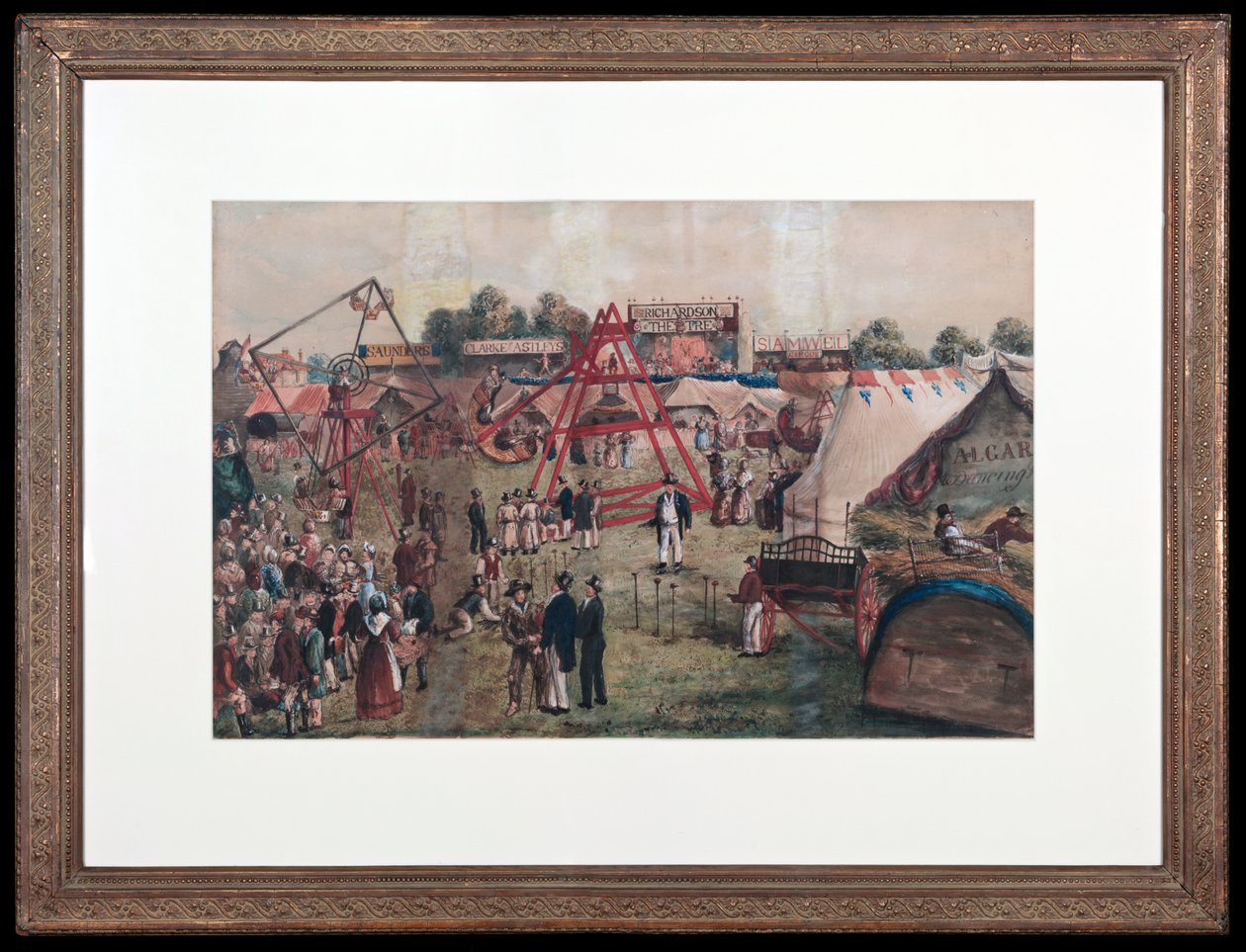 Croydon Fair, 1833 (fargestift) av George Hawkins