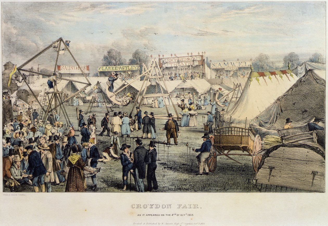 Croydon Fair, 1833 av George Hawkins