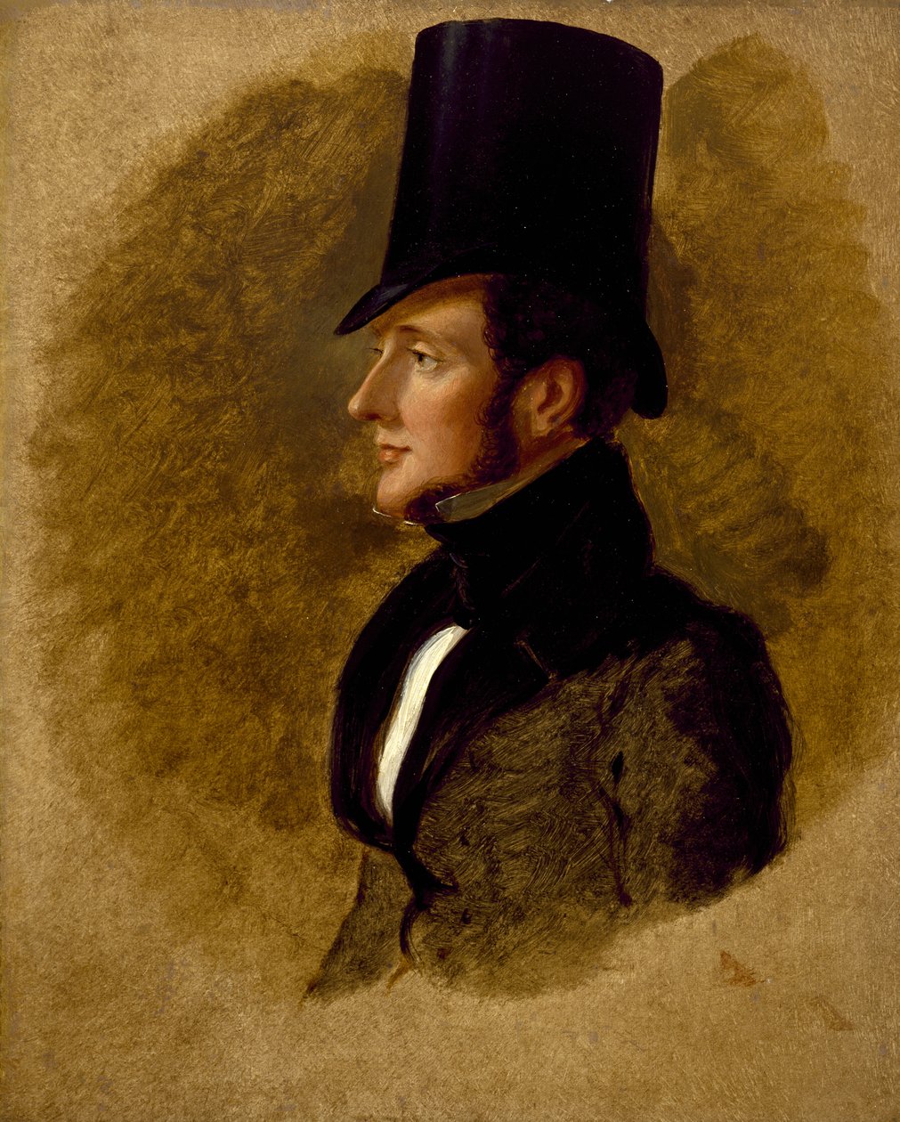 Fitzstephen French, M.P., ingen dato av George Hayter