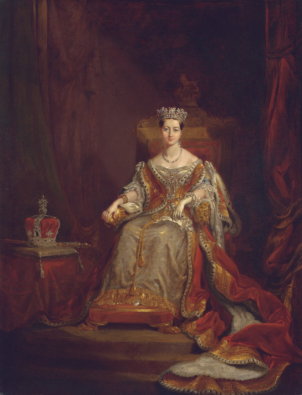 Dronning Victoria, 1838 av George Hayter