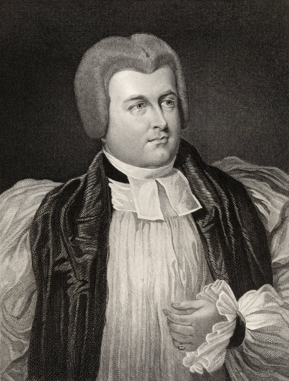 Robert James Carr, biskop av Chichester og Worcester, gravert av T.A. Dean (fl.1773-1840), fra 