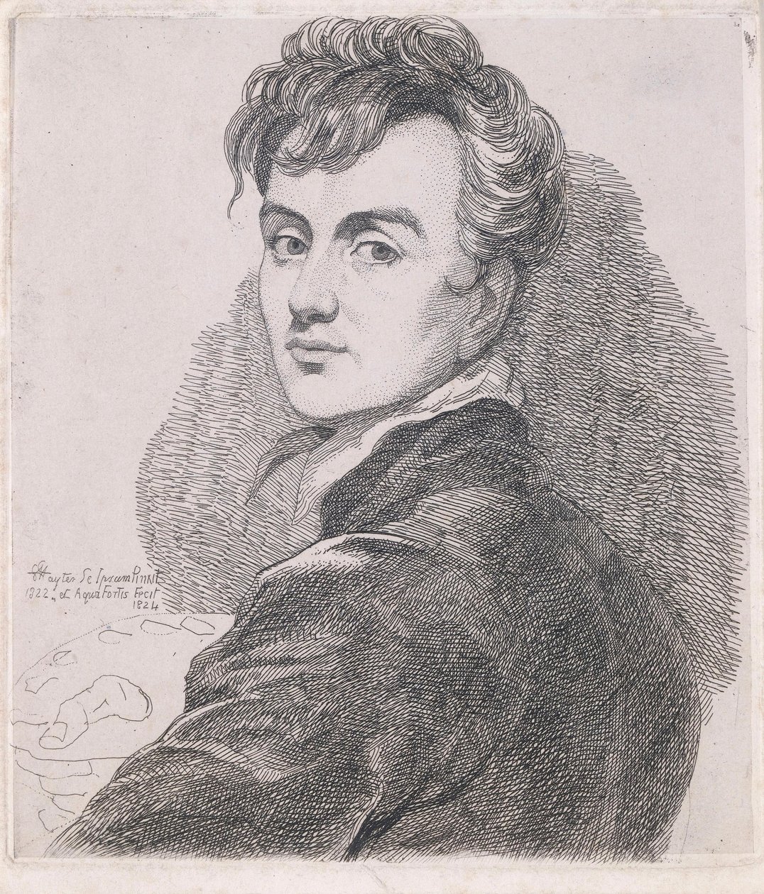 Selvportrett av George Hayter