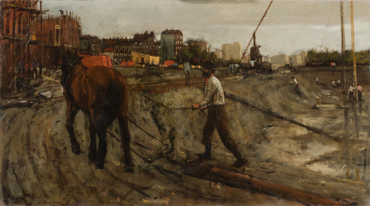 Byggeplass av George Hendrik Breitner
