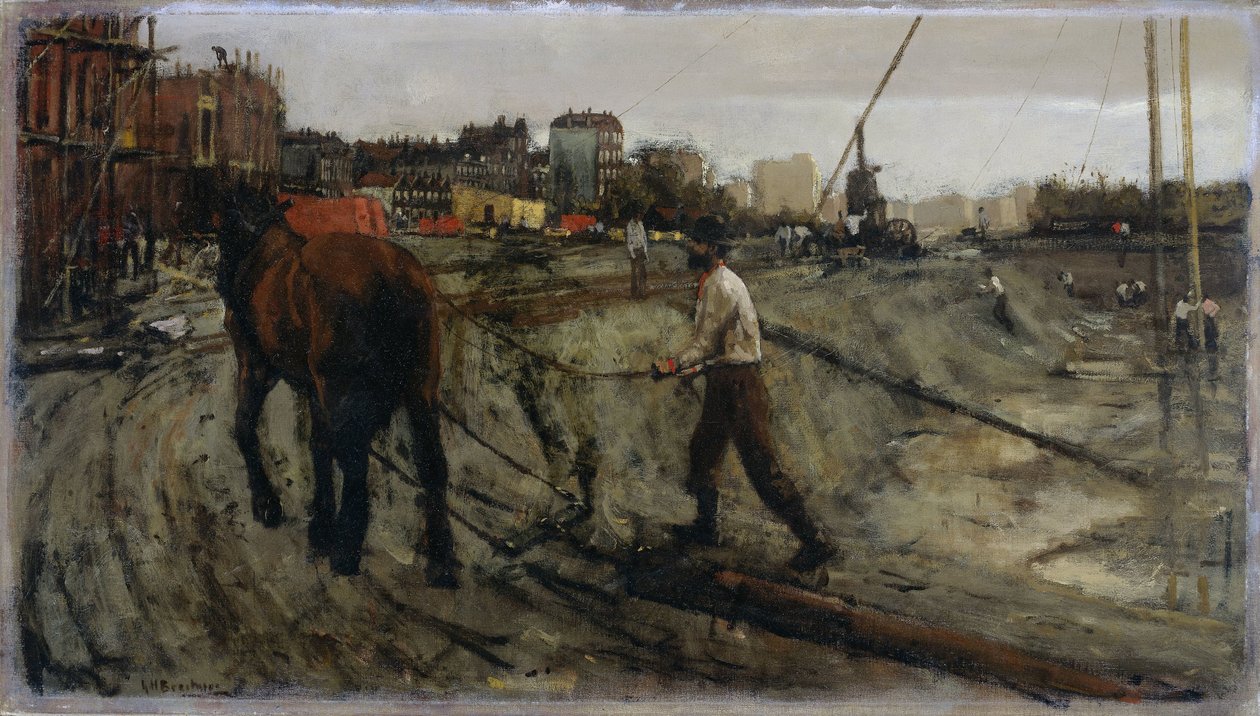Byggeplass av George Hendrik Breitner
