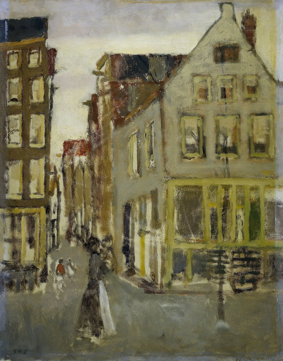 Lauriergracht ved Tweede Laurierdwarsstraat av George Hendrik Breitner