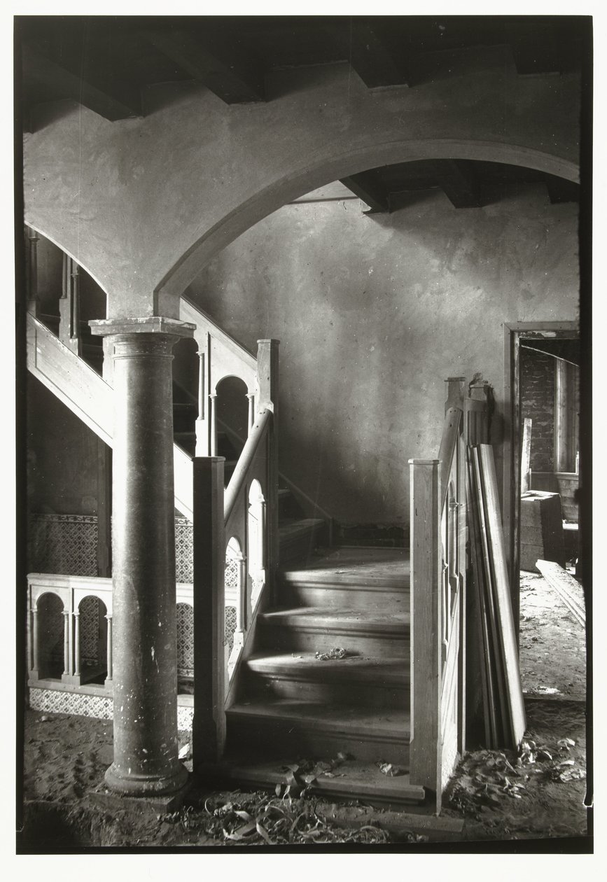 Hallen til Inter Quercus-huset i Aerdenhout, under bygging av George Hendrik Breitner
