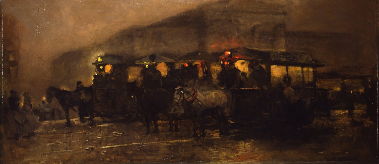 Kveld på torget av George Hendrik Breitner