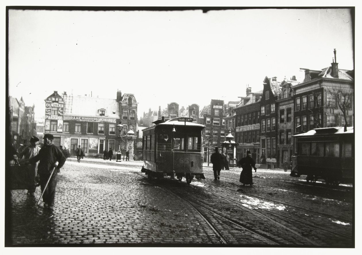 Utsikt over Leidseplein i Amsterdam av George Hendrik Breitner