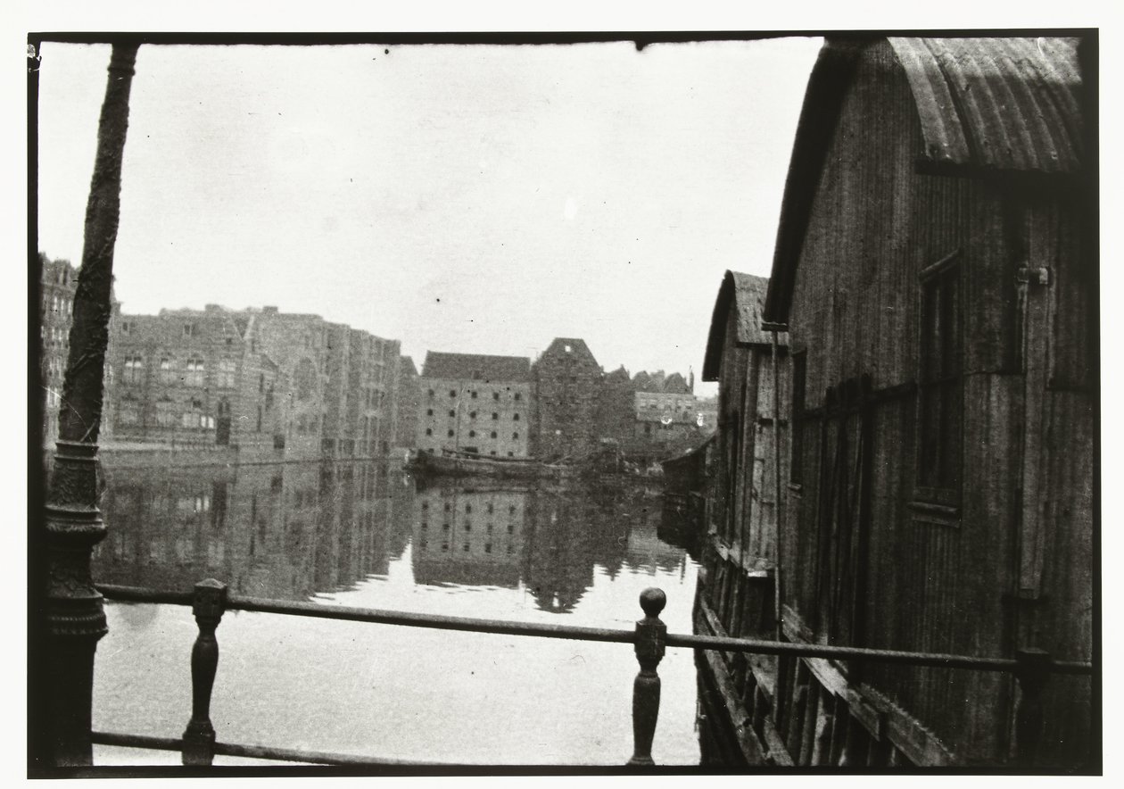 Utsikt fra broen til Prinseneiland i Amsterdam av George Hendrik Breitner