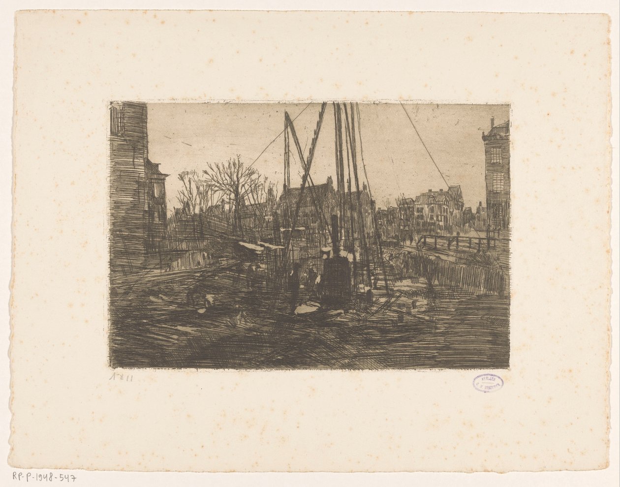 Pelearbeid i Raadhuisstraat i Amsterdam av George Hendrik Breitner
