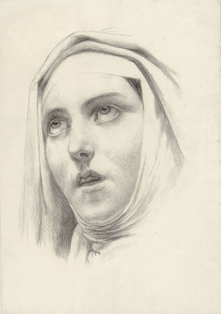Hode av en nonne av George Hendrik Breitner