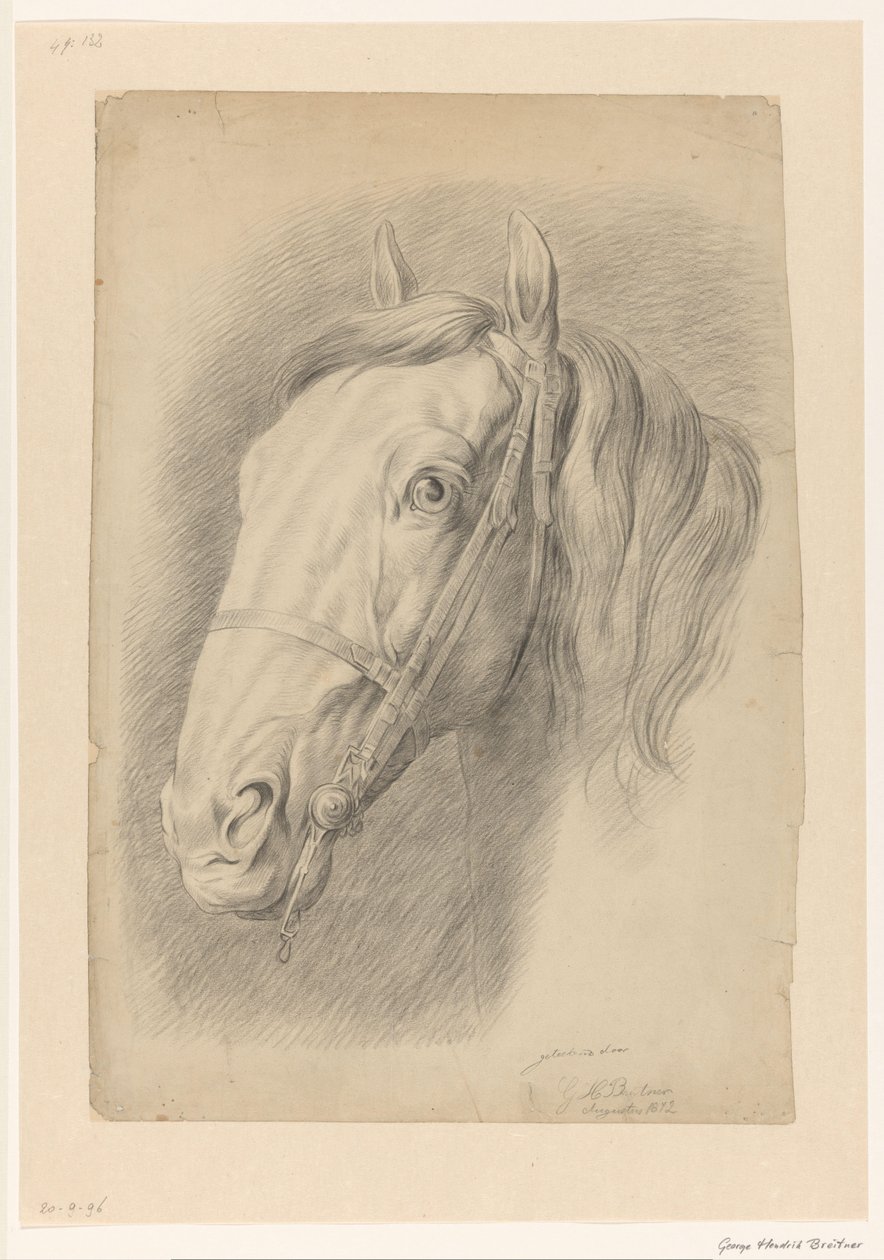 Hodet til en hest av George Hendrik Breitner