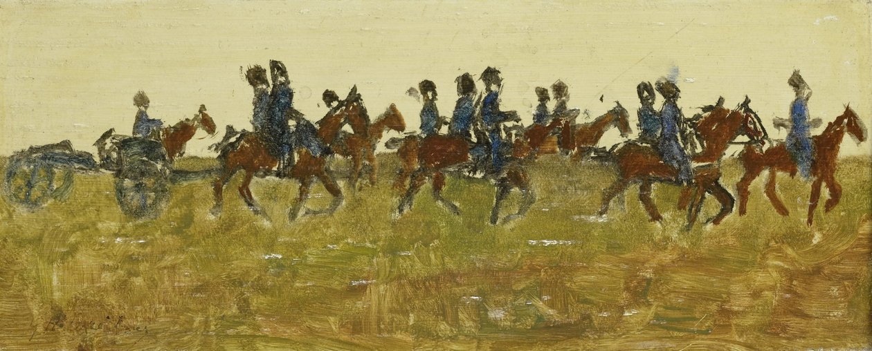 Husarer på manøver av George Hendrik Breitner