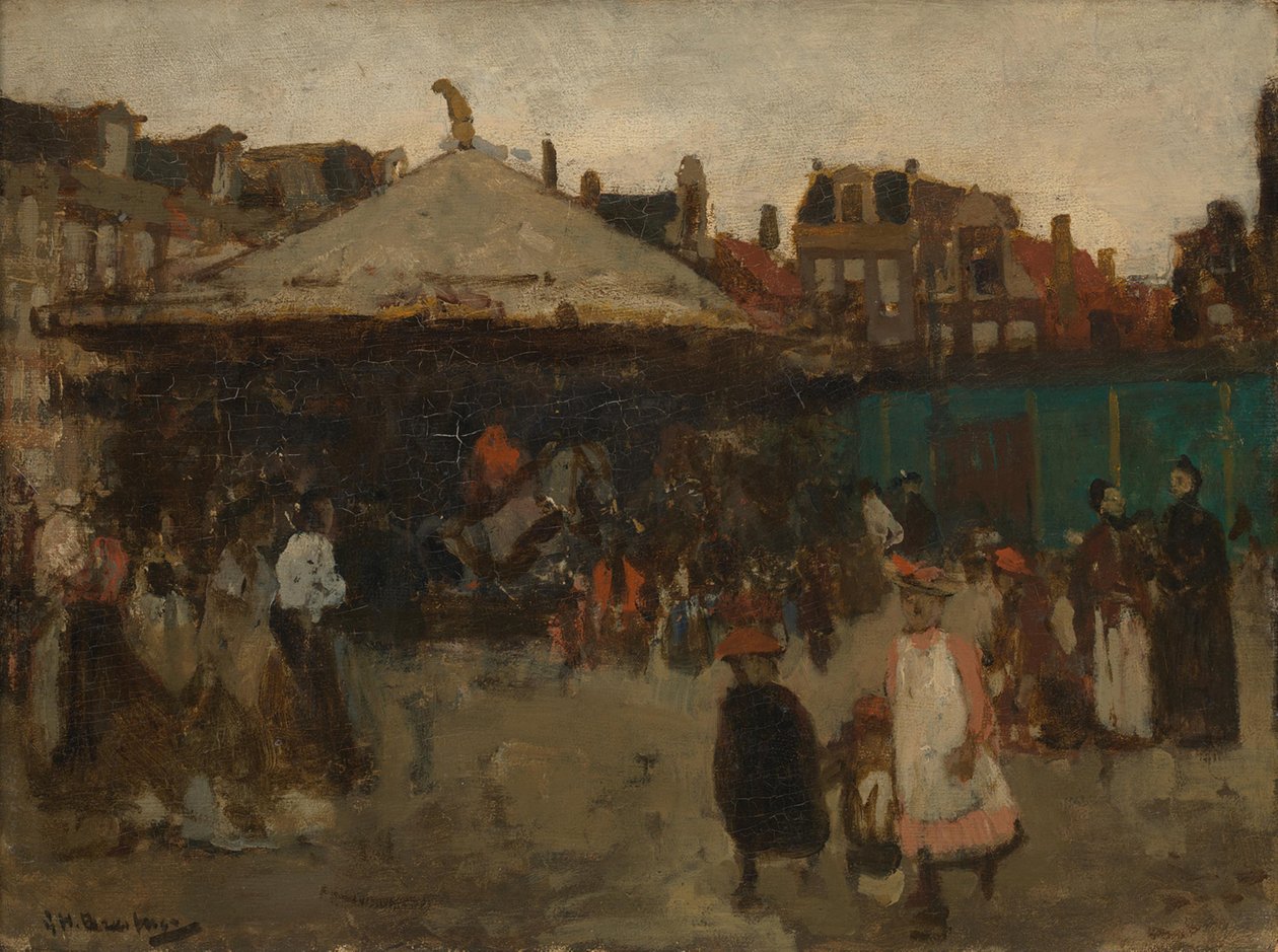 Tivoliet på Haarlemmerplein av George Hendrik Breitner