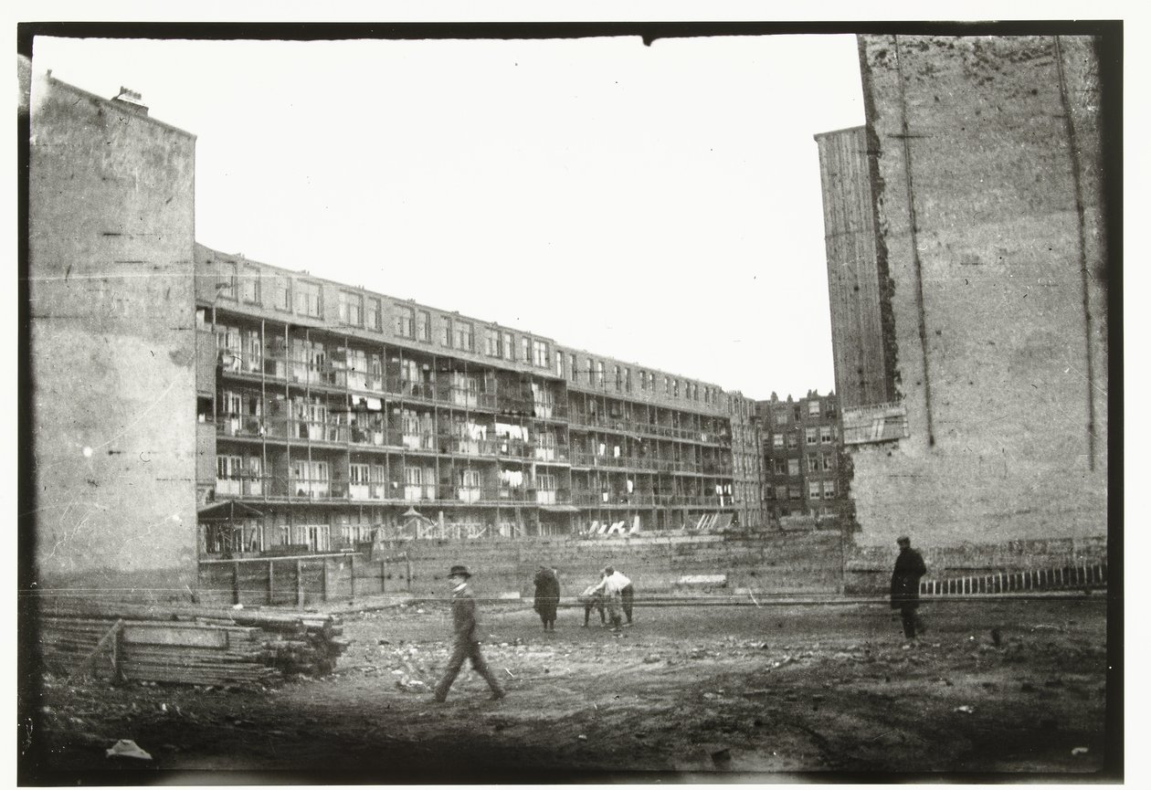 Nybygg på Overtoom i Amsterdam av George Hendrik Breitner