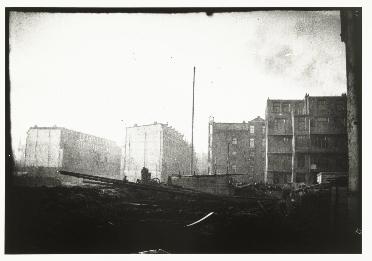 Nybygg langs Jacob van Lennep-kanalen i Amsterdam av George Hendrik Breitner