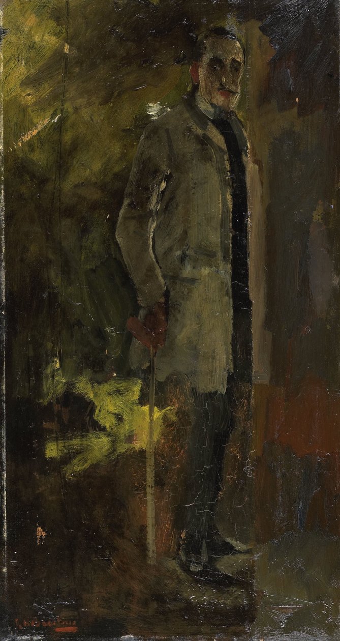 Portrett av Floris Verster av George Hendrik Breitner