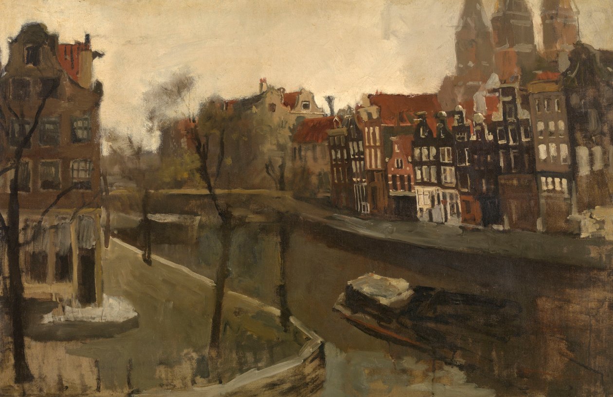 Prinsengracht i Amsterdam av George Hendrik Breitner