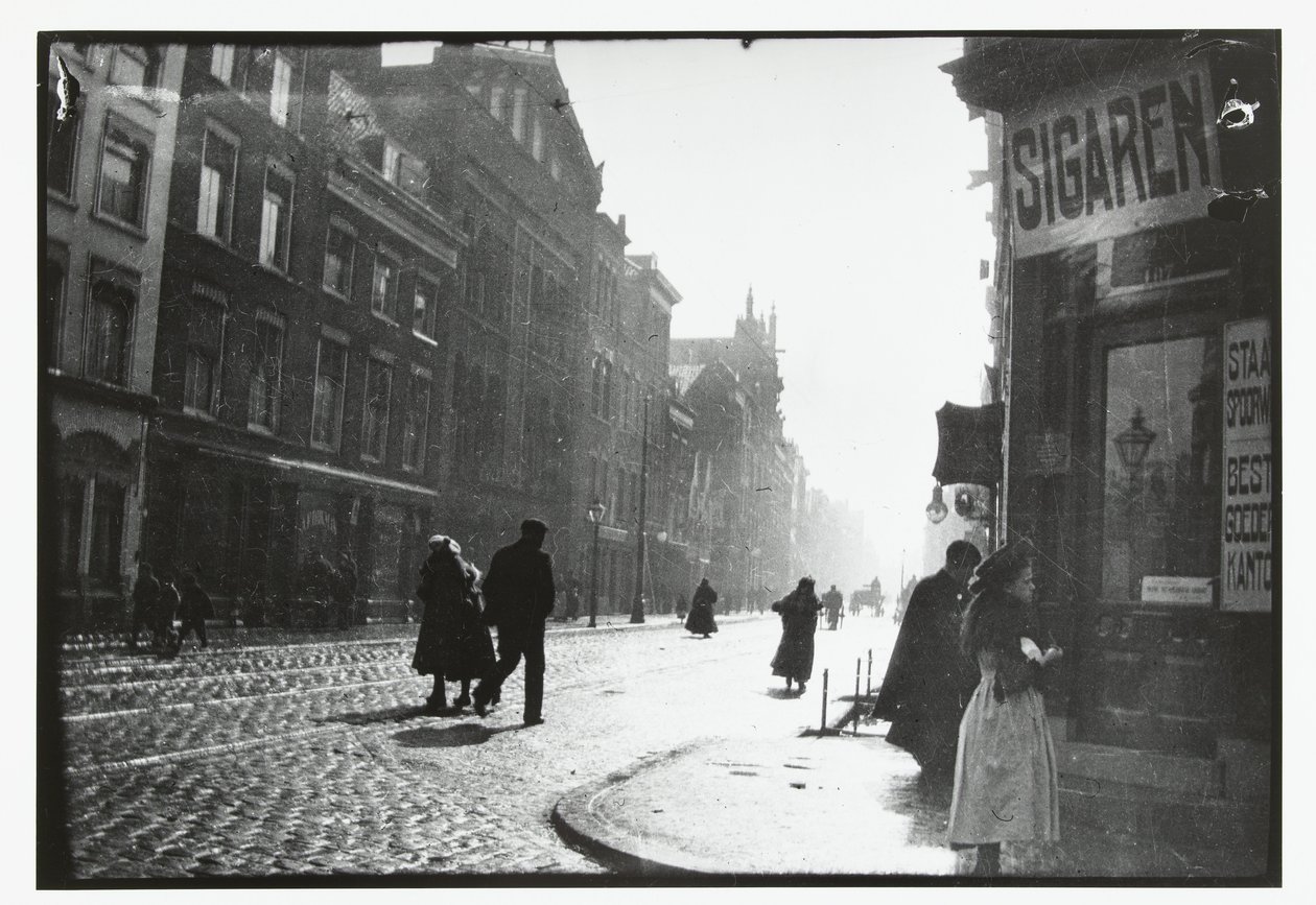 Gateutsikt i Rotterdam av George Hendrik Breitner