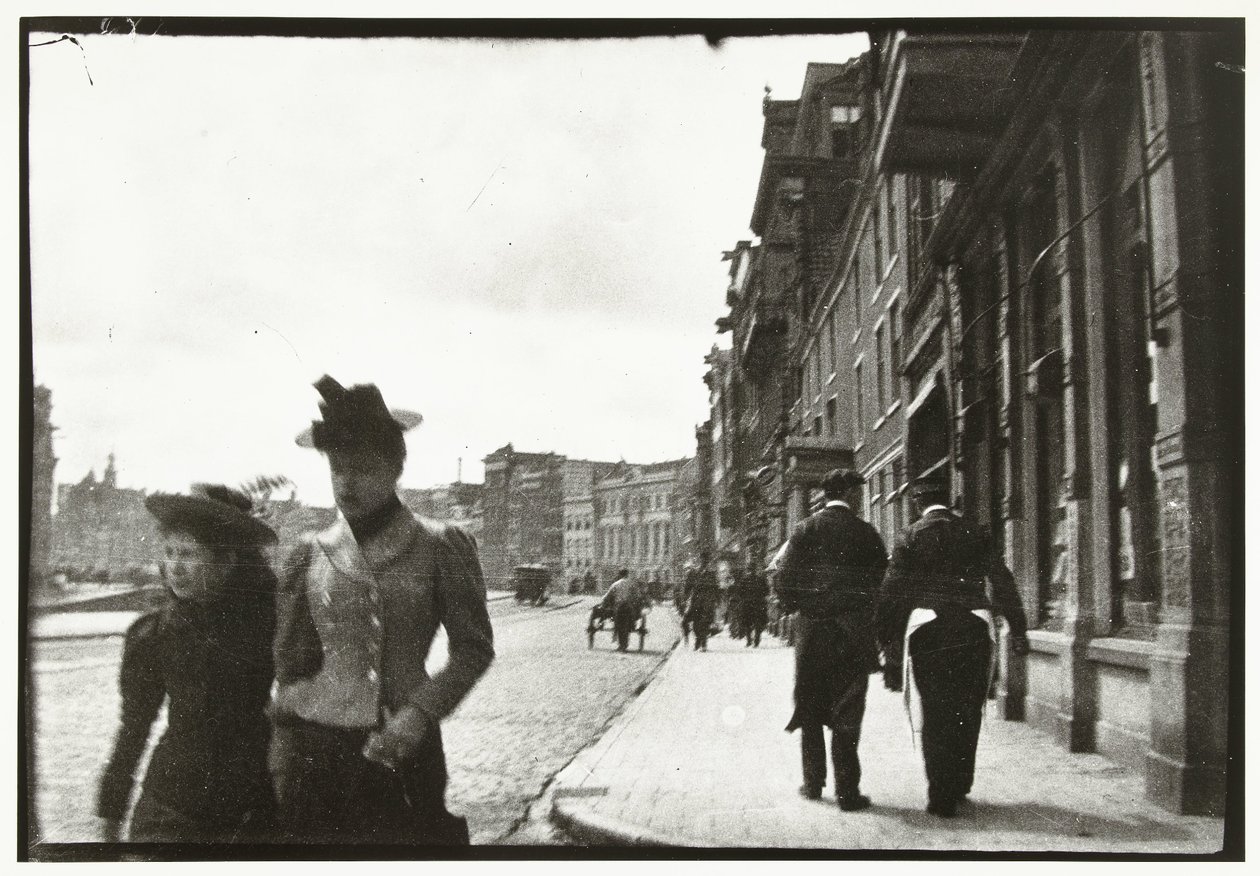 Utsikt over Rokin i Amsterdam av George Hendrik Breitner