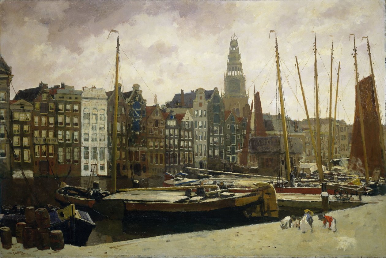Damrak, Amsterdam av George Hendrik Breitner