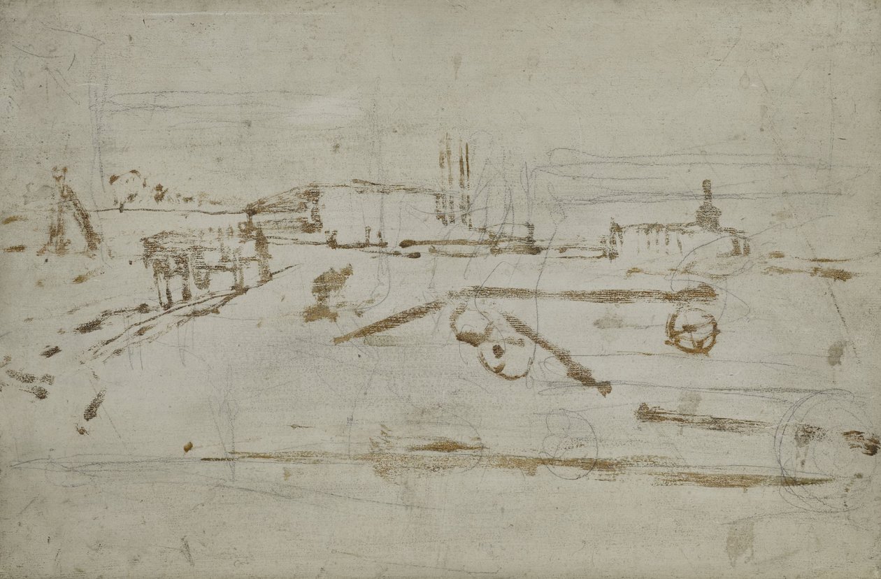 Kanten av en by av George Hendrik Breitner