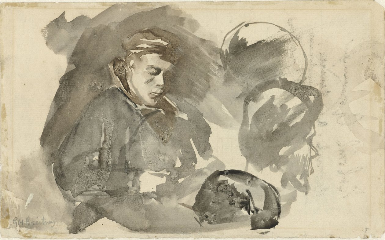 sittende gutt av George Hendrik Breitner