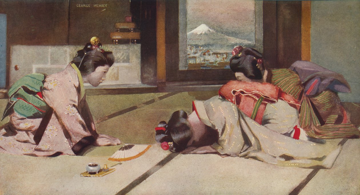 Hilsen, c1915 av George Henry