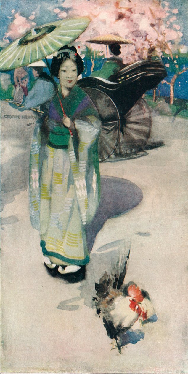 The Promenade, Tokyo, c1894 av George Henry