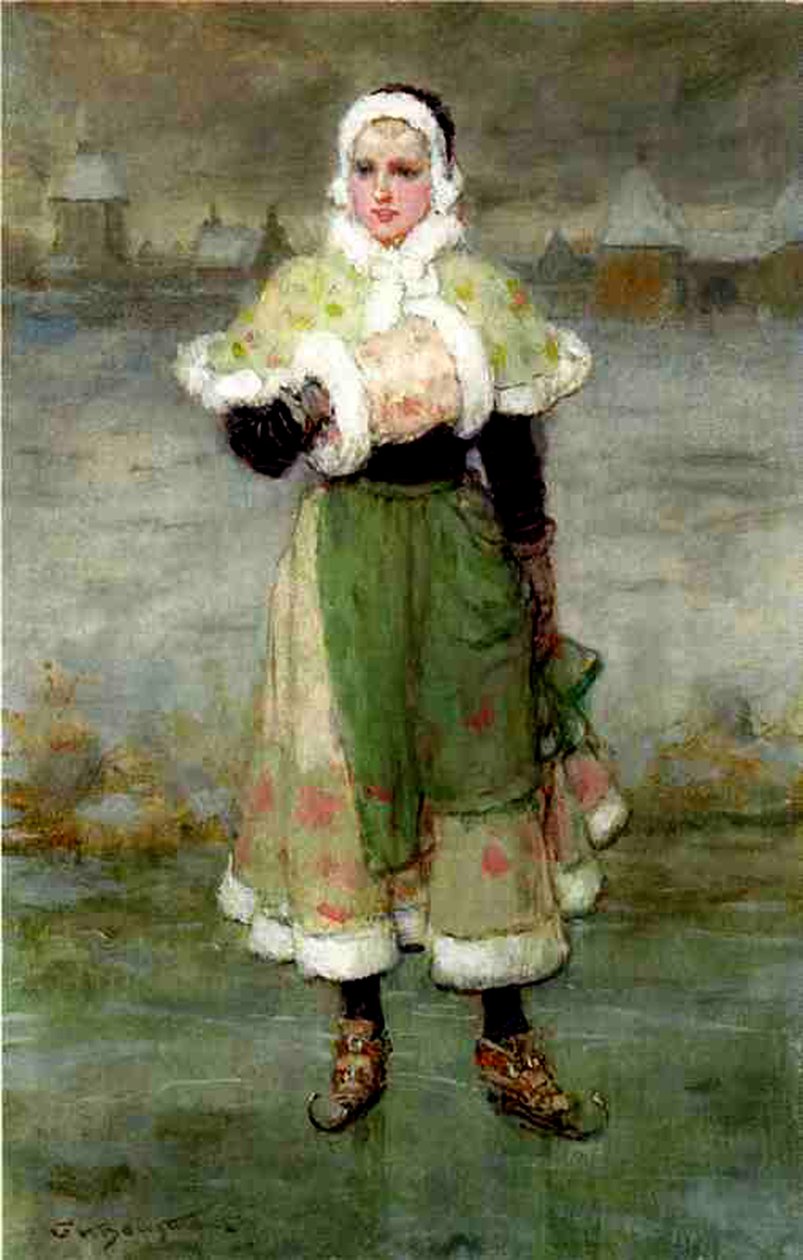 En nederlandsk skater av George Henry Boughton