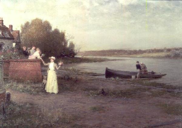 Noen flere glade avskjeder, 1890 av George Henry Boughton