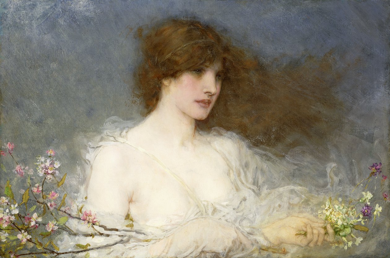 En våridyll, 1901 av George Henry Boughton