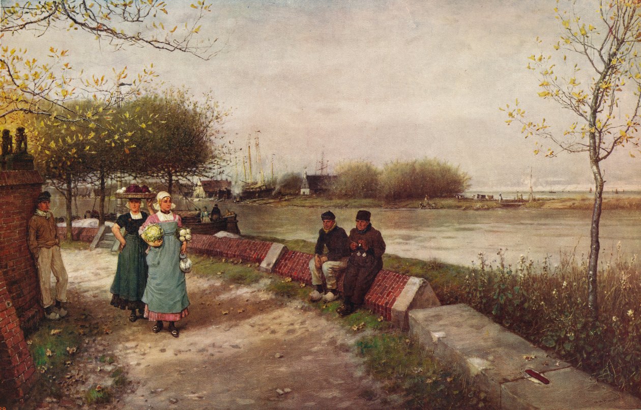 En utveksling av hilsener, c1900 av George Henry Boughton