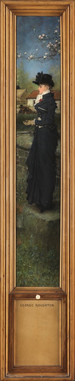 Klar for en tur, eller The Fair Equestrienne av George Henry Boughton