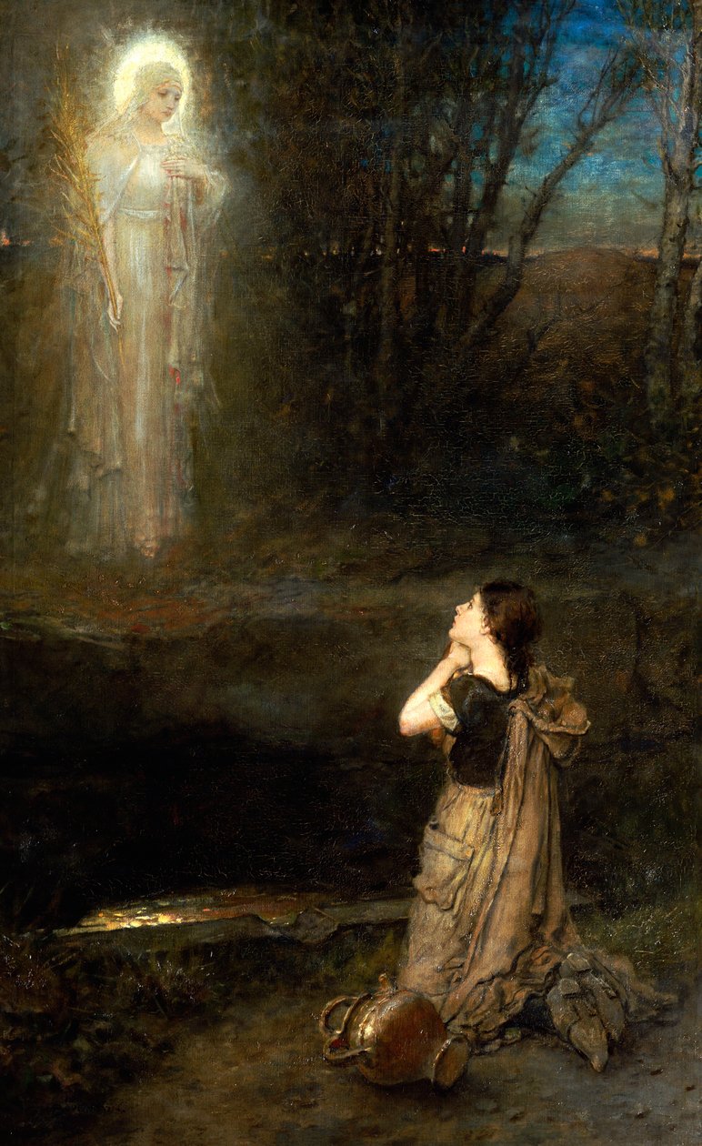 Visjonen ved Martyrbrønnen av George Henry Boughton