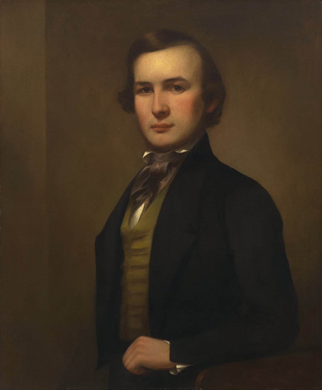 George Henry Durrie selvportrett, 1843. av George Henry Durrie