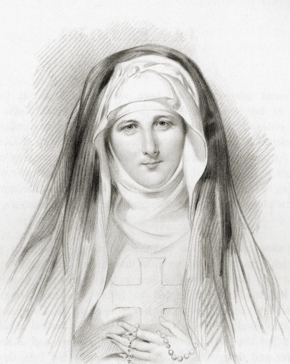 Jane Porter, gravert av J. Thomson, fra 